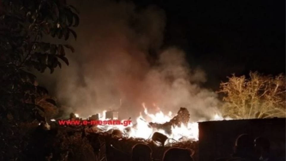 Κρήτη: Δεν έμεινε τίποτε όρθιο από την έκρηξη στο ρακοκάζανο – Διακοπές ρεύματος στη Μεσαρά (βίντεο)